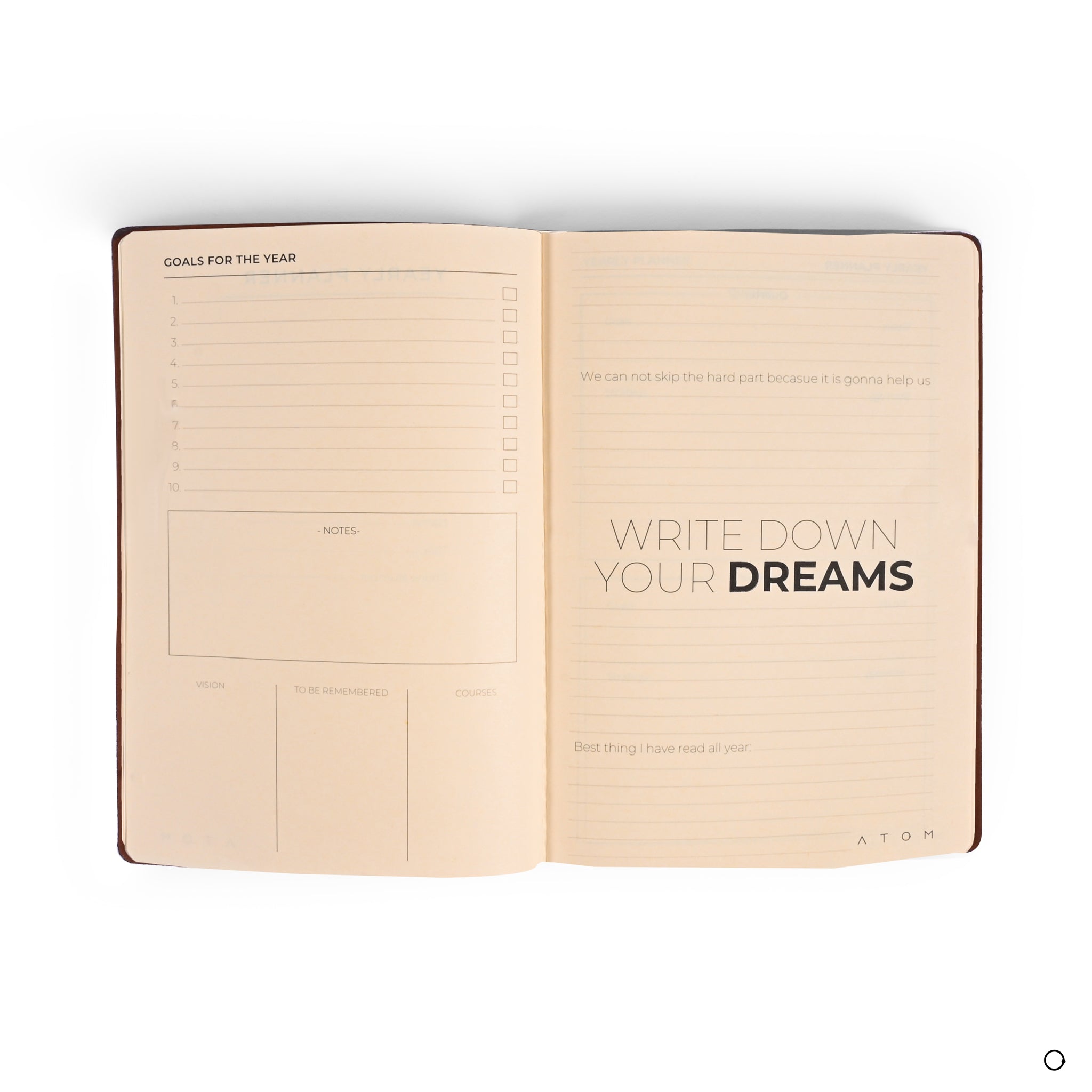 Trio Brown Planner
