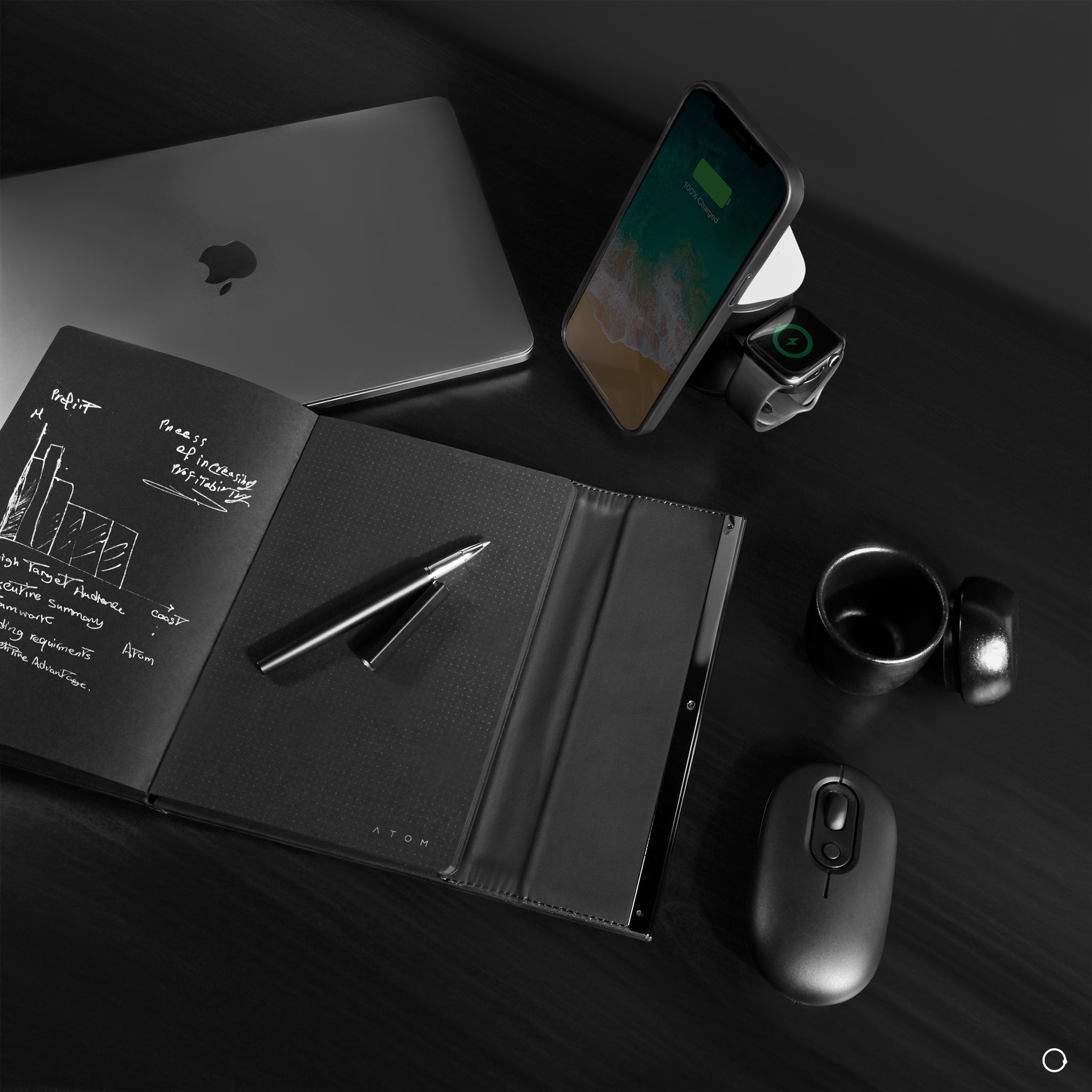 Smart Office In Glold and Black