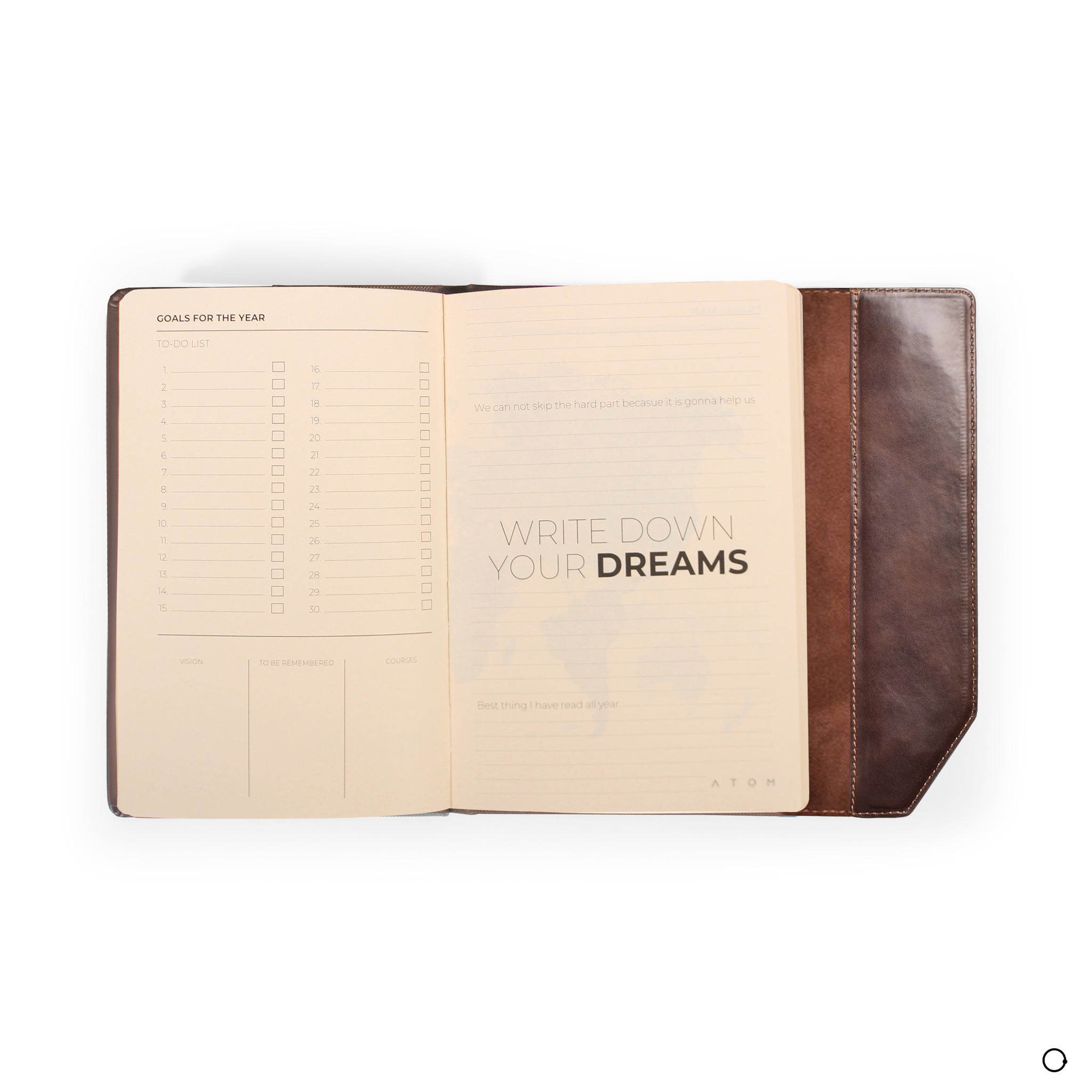 Brown pro notebook