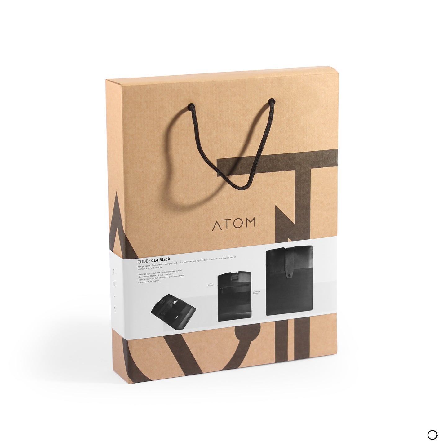 Black Empower Laptop Sleeve