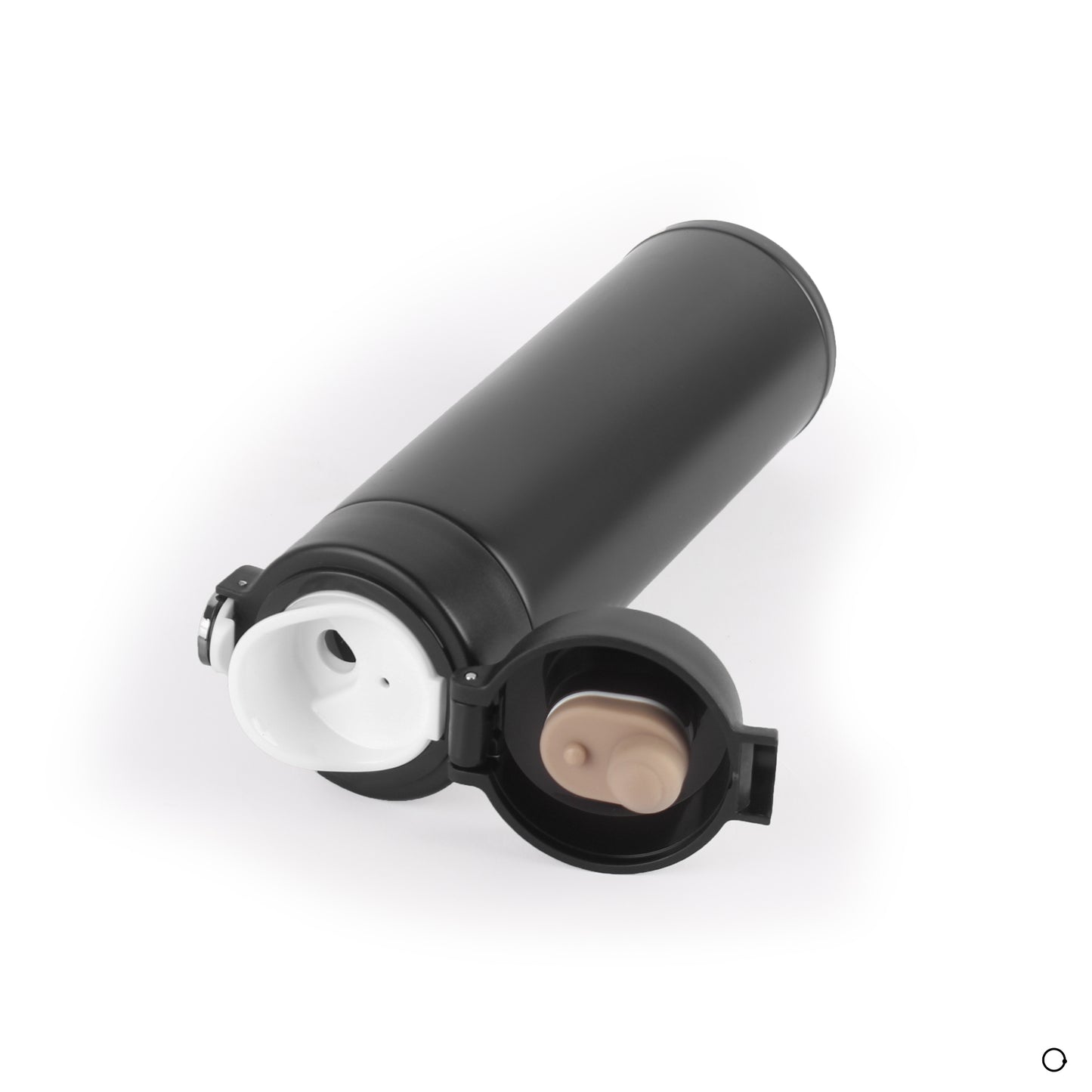 Black thermal mug