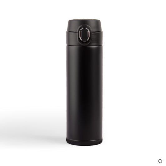 Black thermal mug