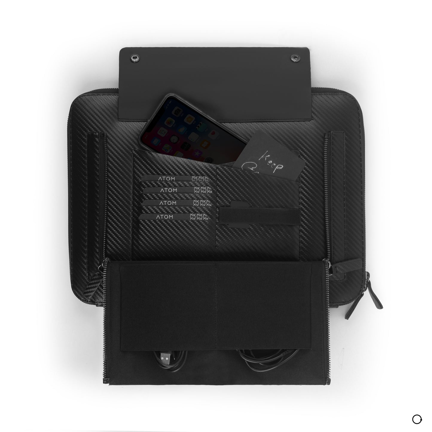 Trio Carbon Fiber Laptop Sleeve