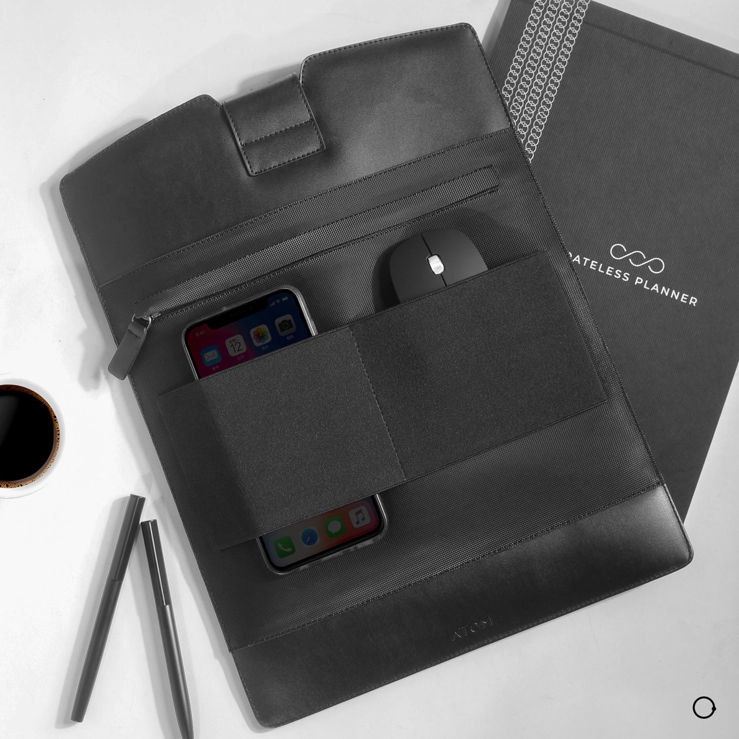 Black Office Work Tools Kit