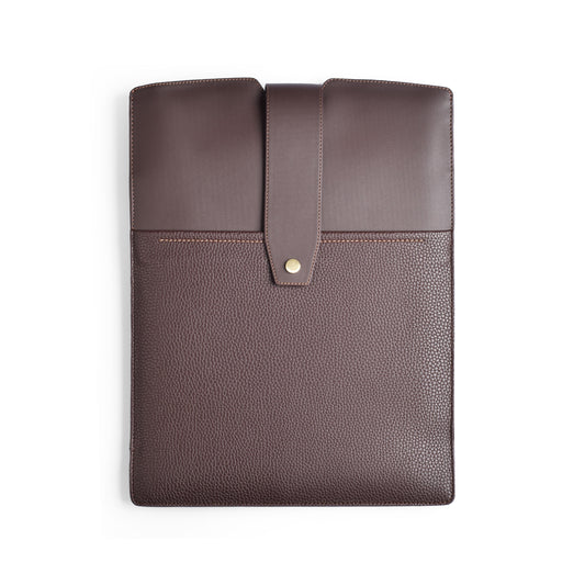 brown laptop sleeve
