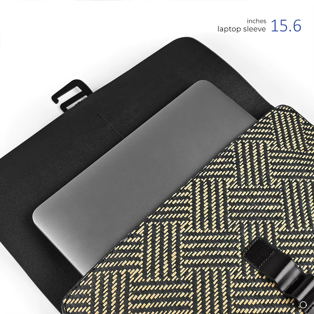 Textured synthetic leather.
