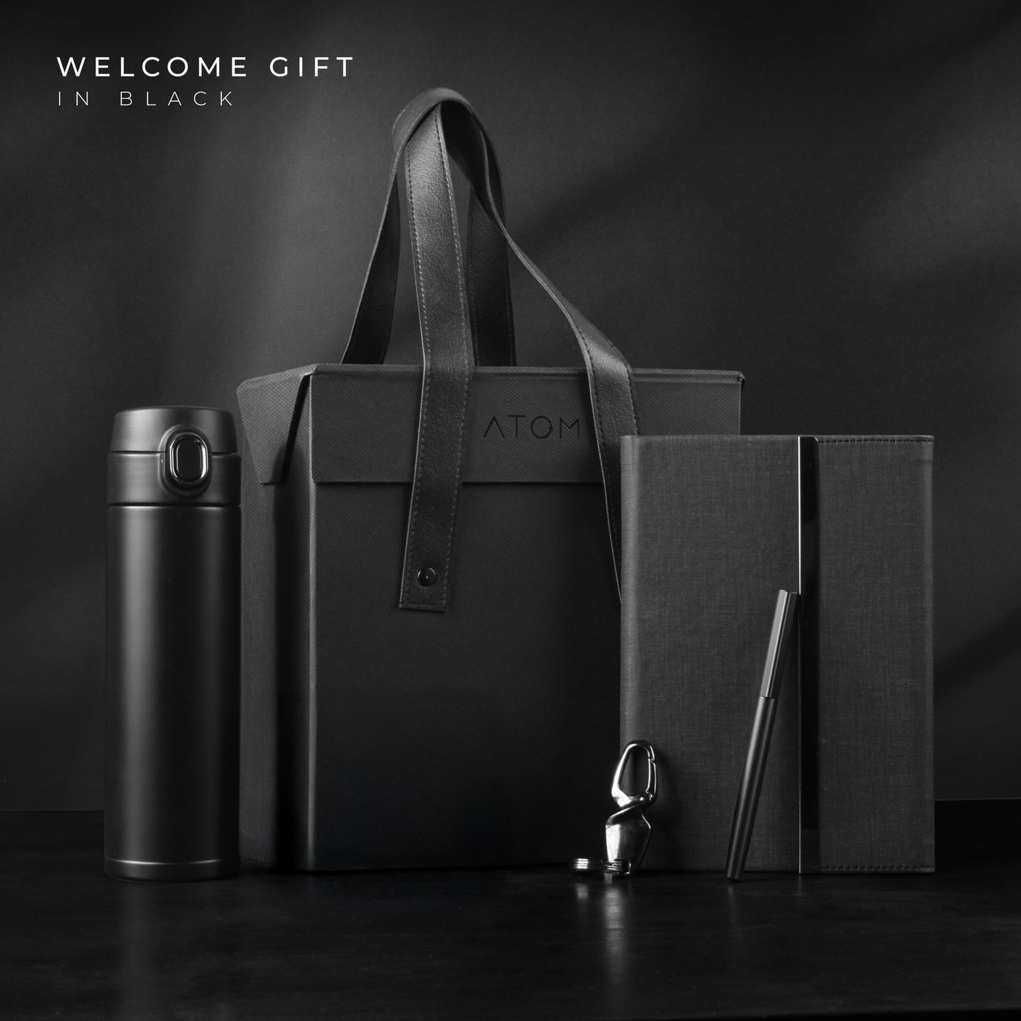 Welcome gift in black
