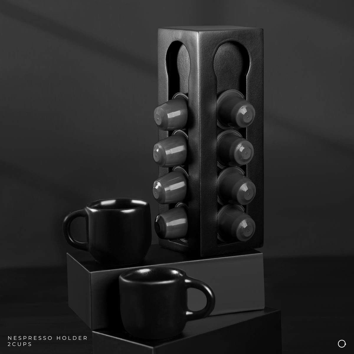 Nespresso capsule holder/ two cups
