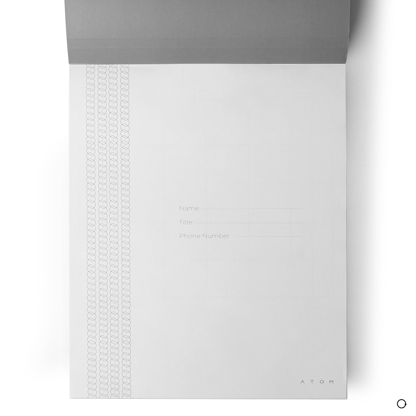 Grey Dateless Planner