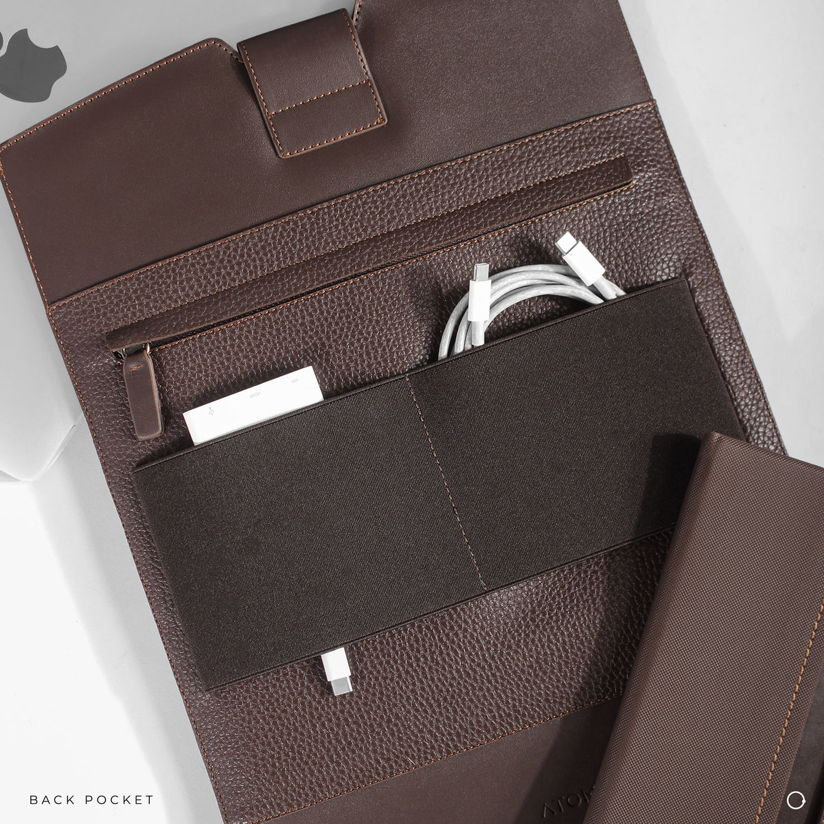 brown laptop sleeve