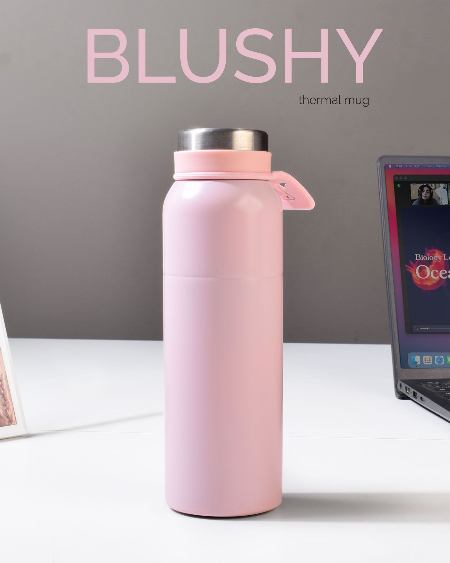Blushy thermal mug