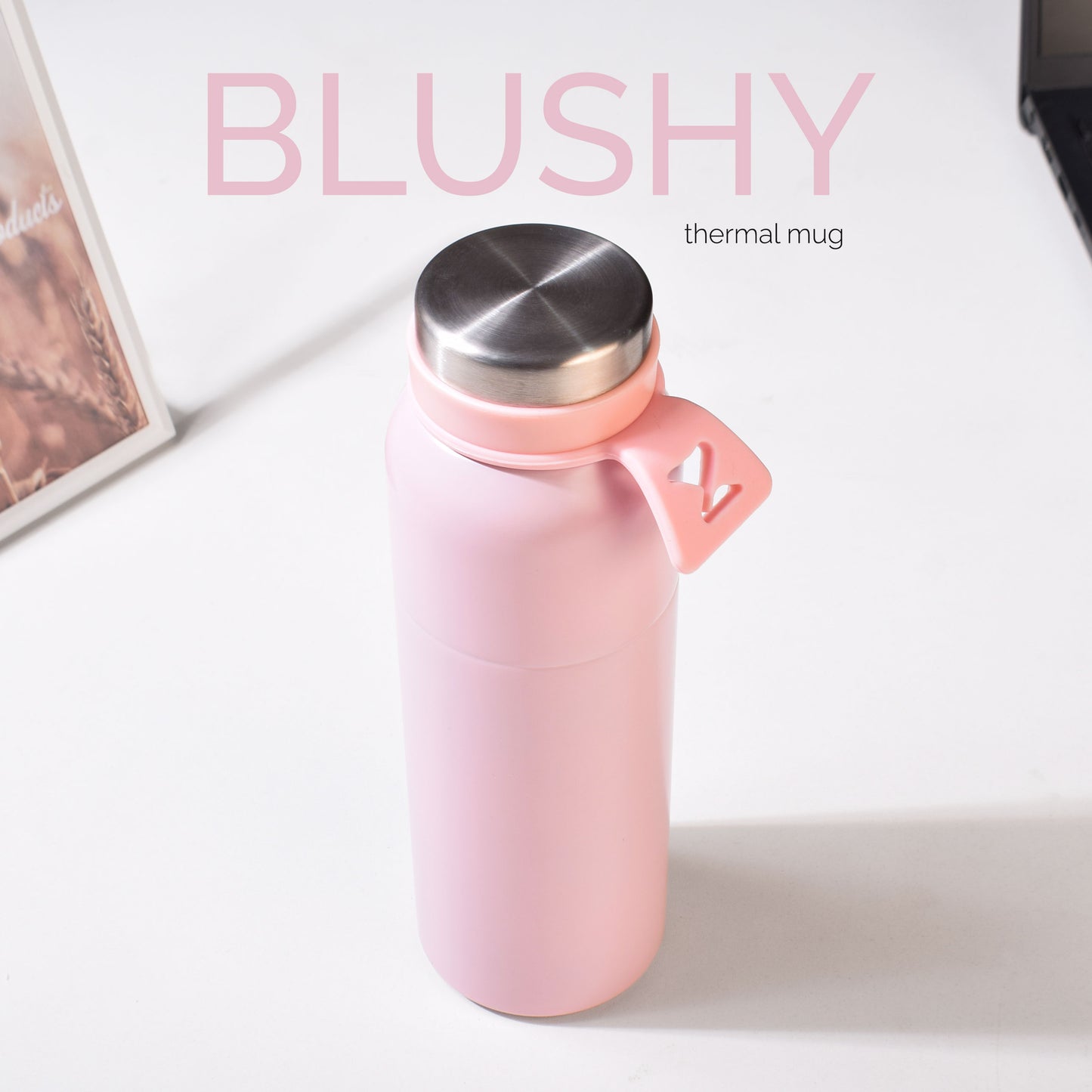 Blushy thermal mug