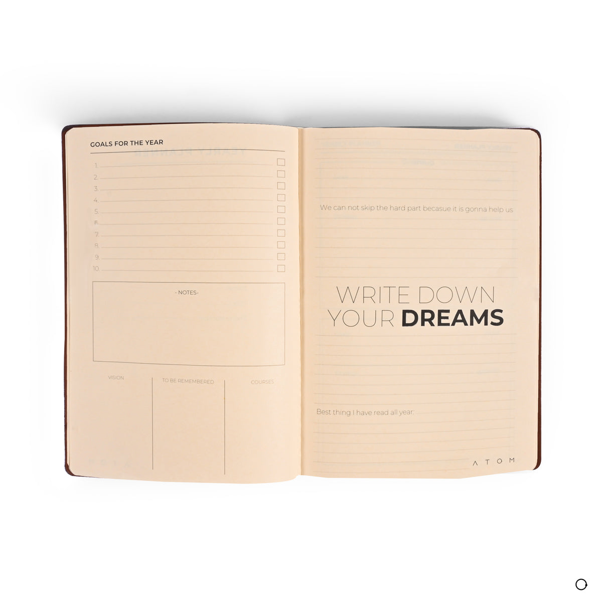 Trio Brown Planner