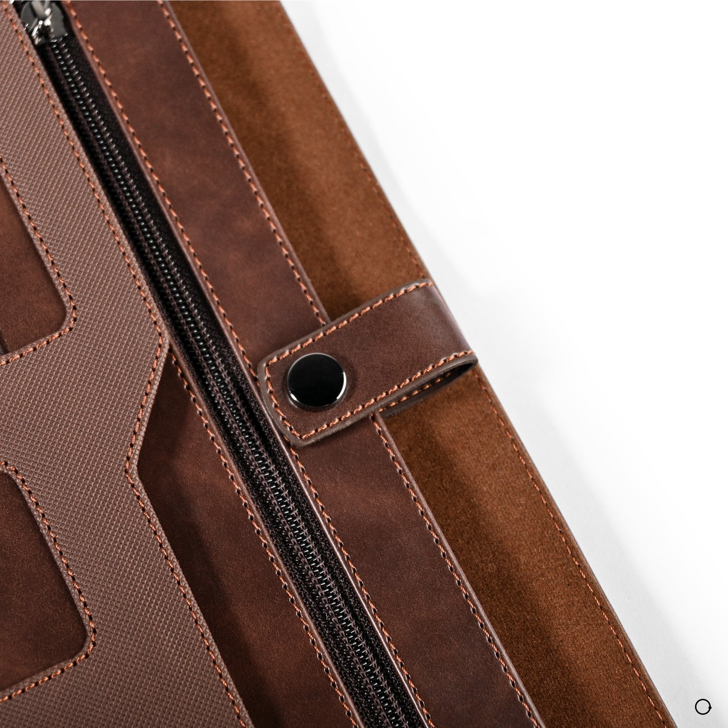 Brown slim laptop sleeve