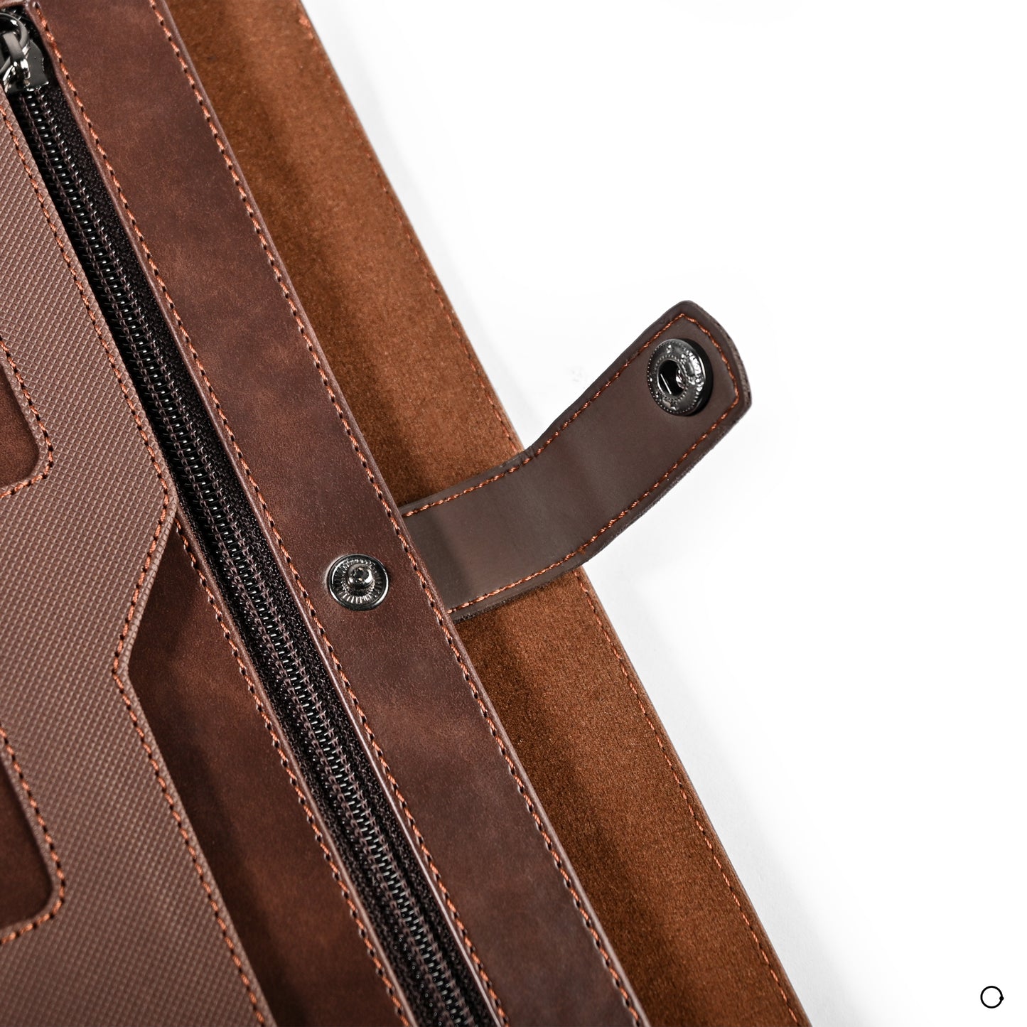 Brown slim laptop sleeve