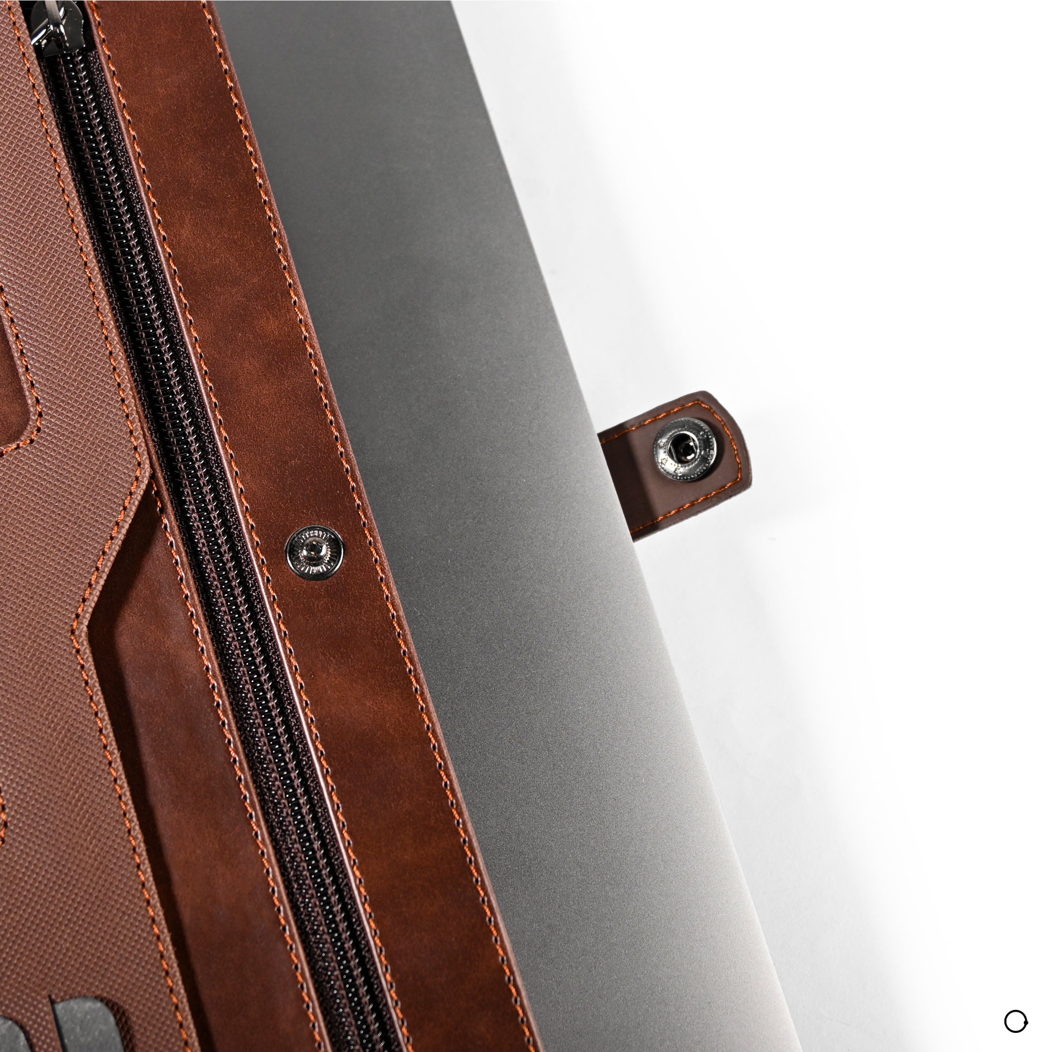 Brown slim laptop sleeve