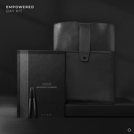 laptop sleeve- pen set -dateless planner 