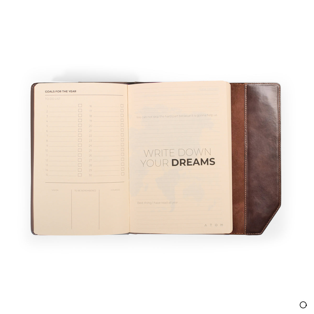 Brown pro notebook