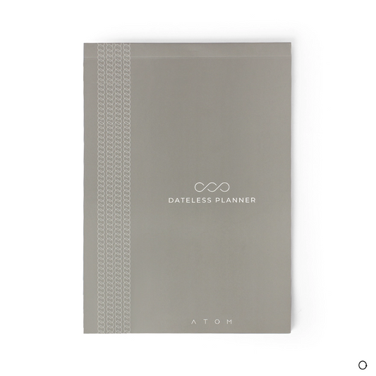 Grey Dateless Planner