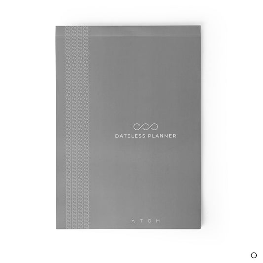 Grey Dateless Planner