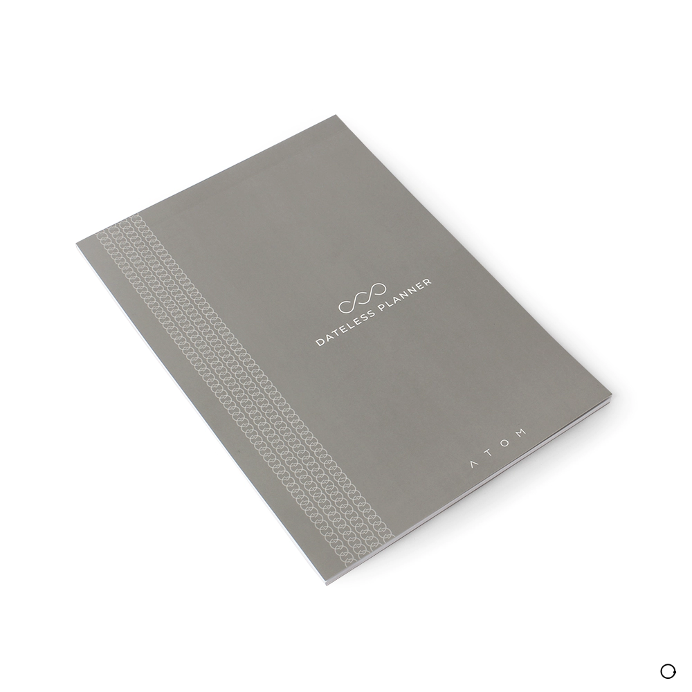 Grey Dateless Planner