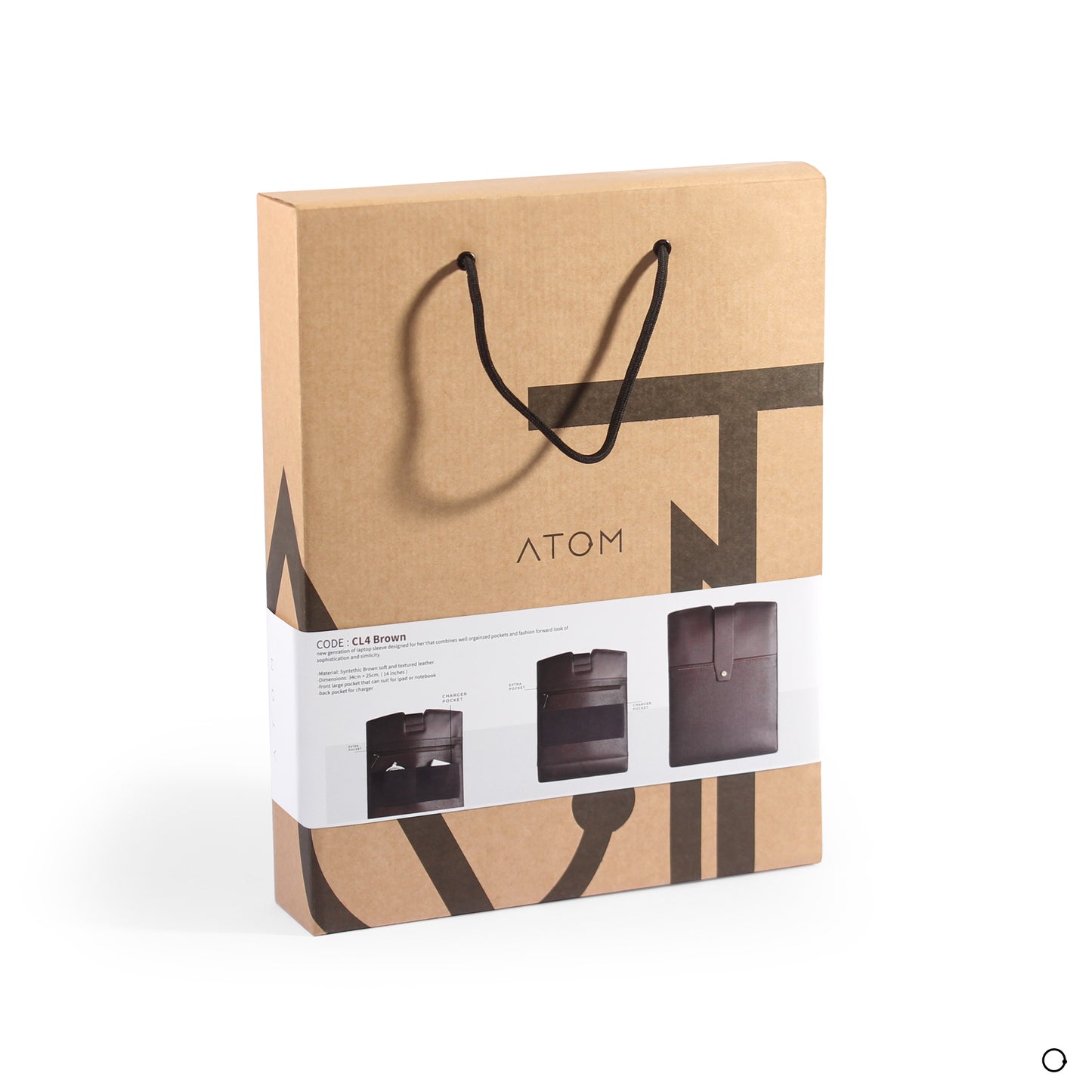 Brown Empower Laptop Sleeve