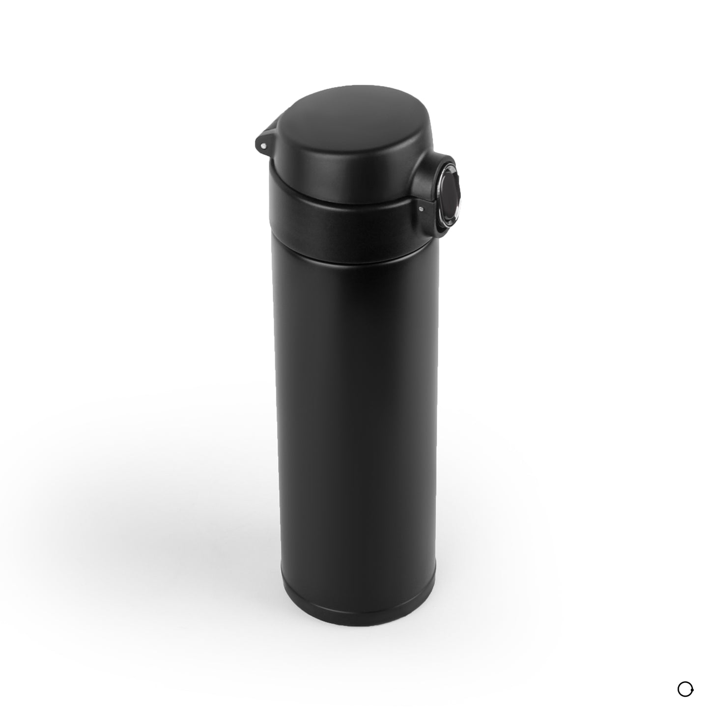 Black thermal mug