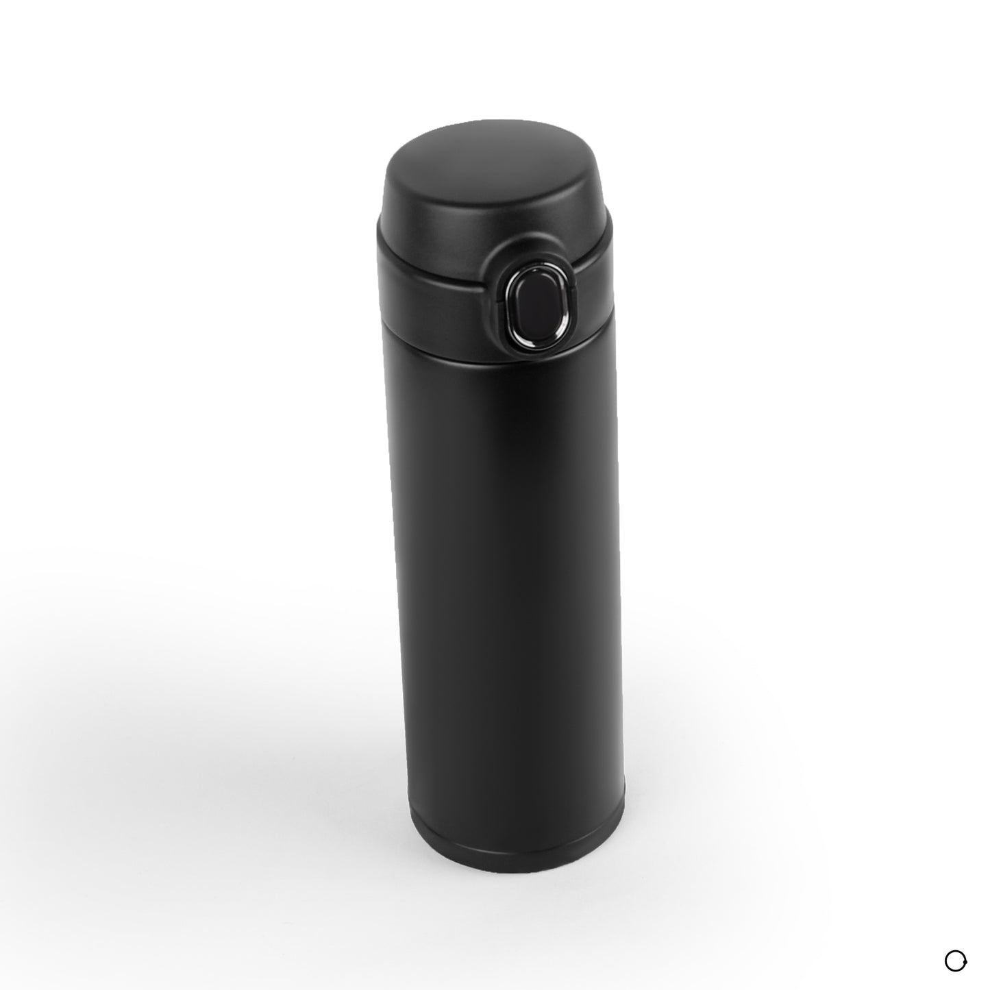Black thermal mug