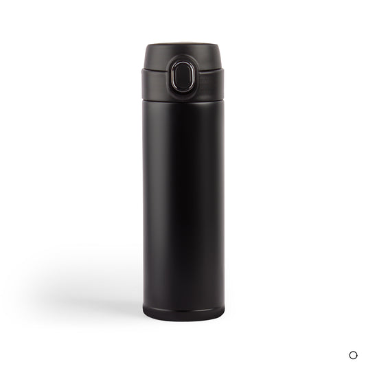 Black thermal mug