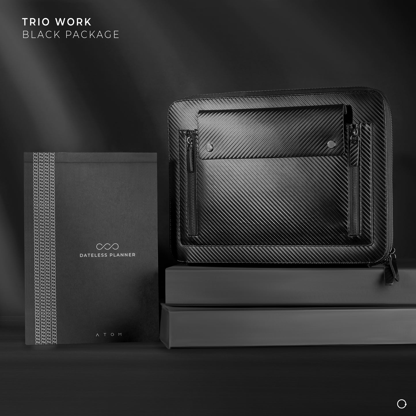 Trio Carbon Fiber Laptop Sleeve
