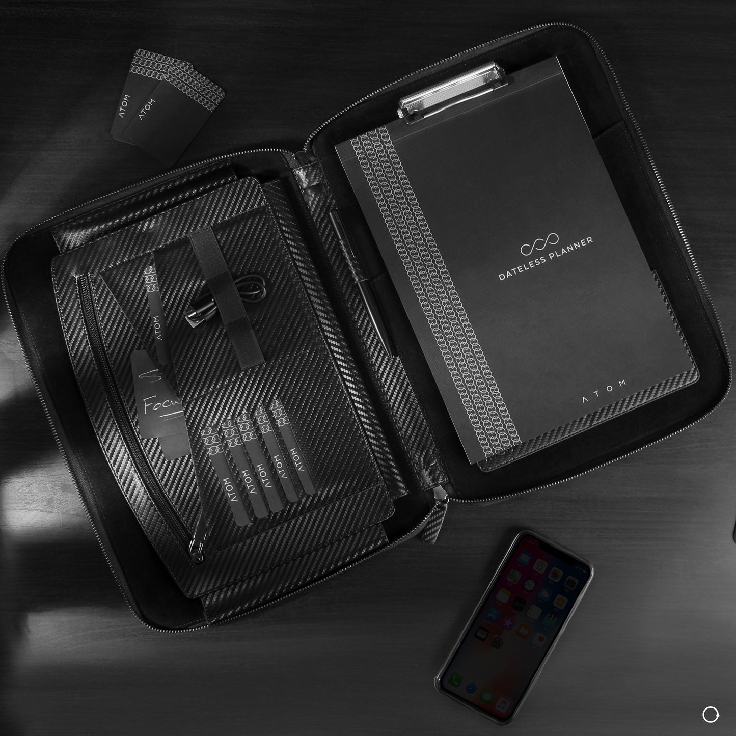 Trio Carbon Fiber Laptop Sleeve