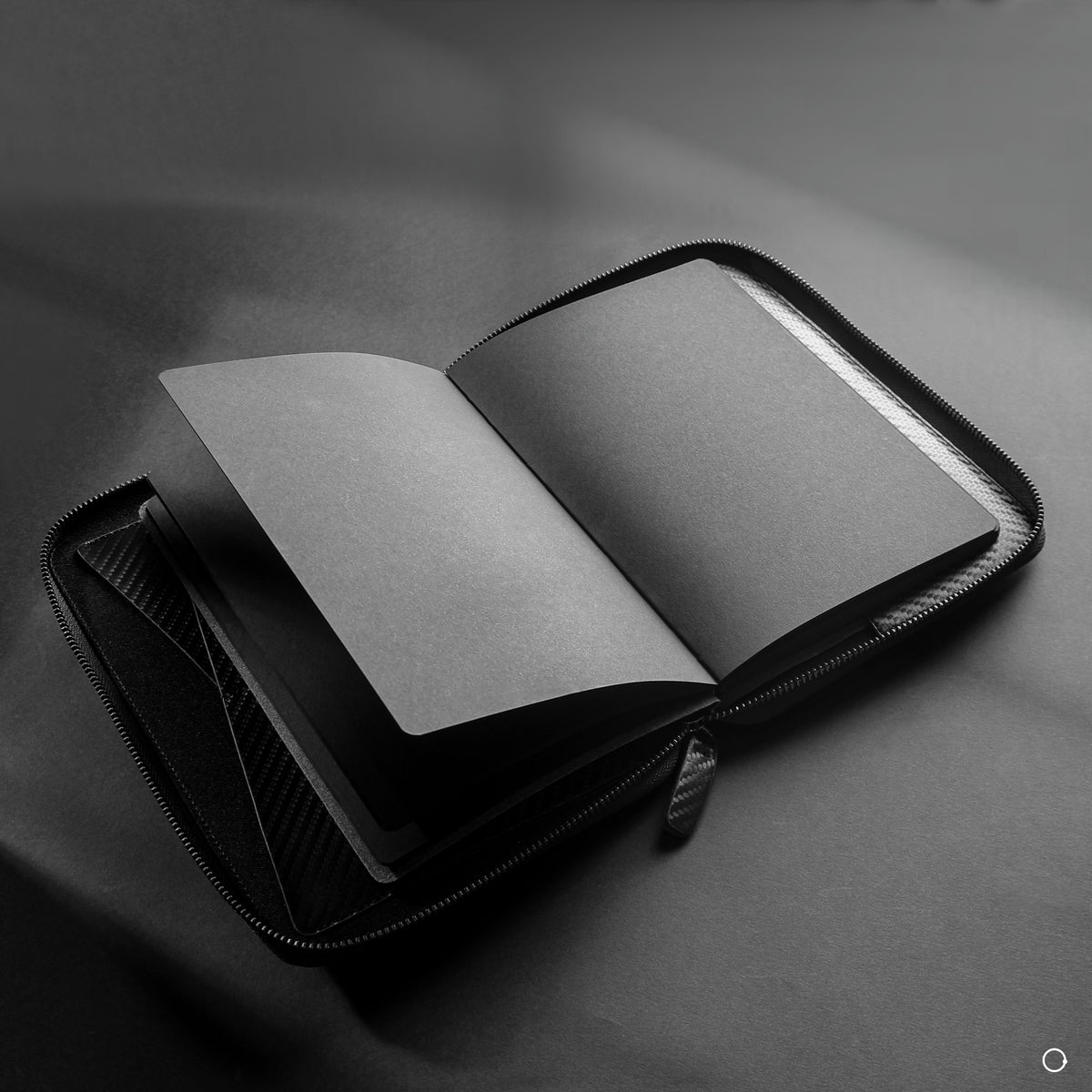 Trio Black Planner and silver pen