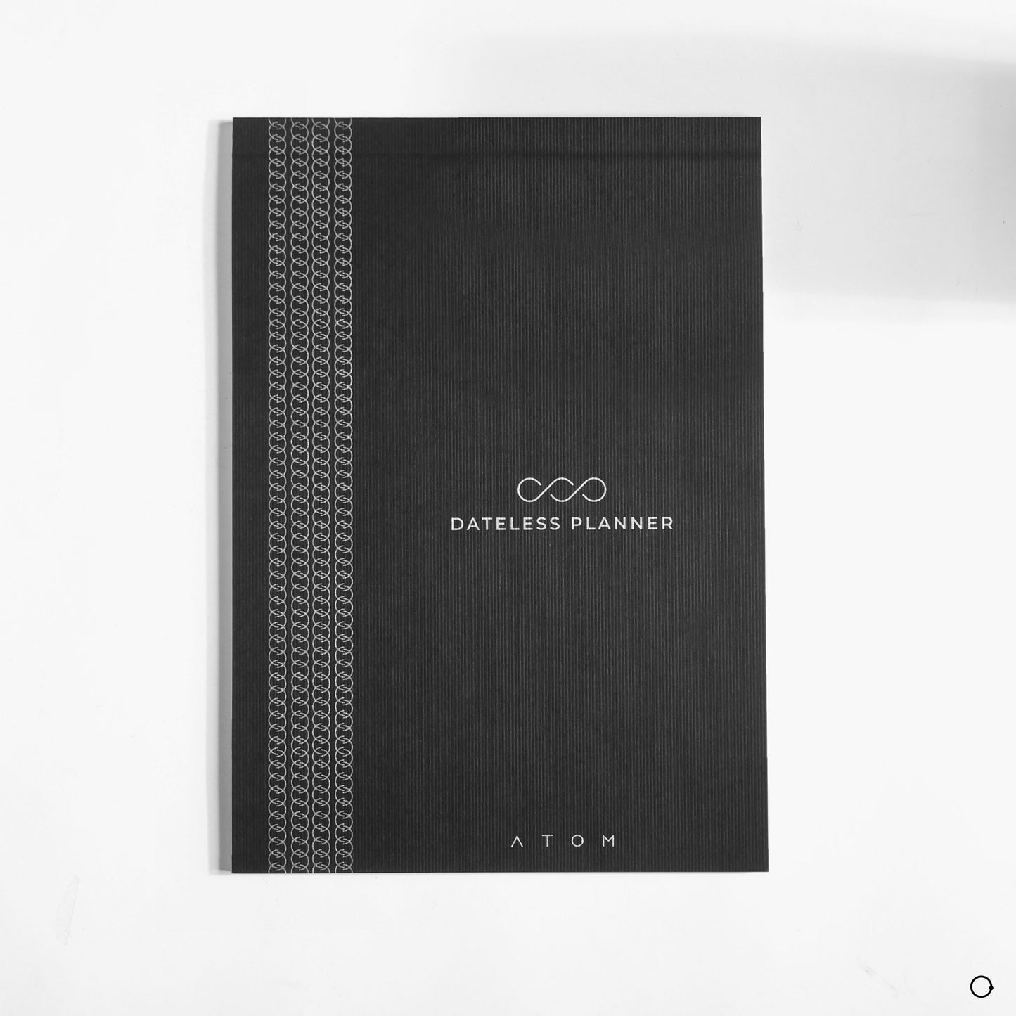 black dateless planner 