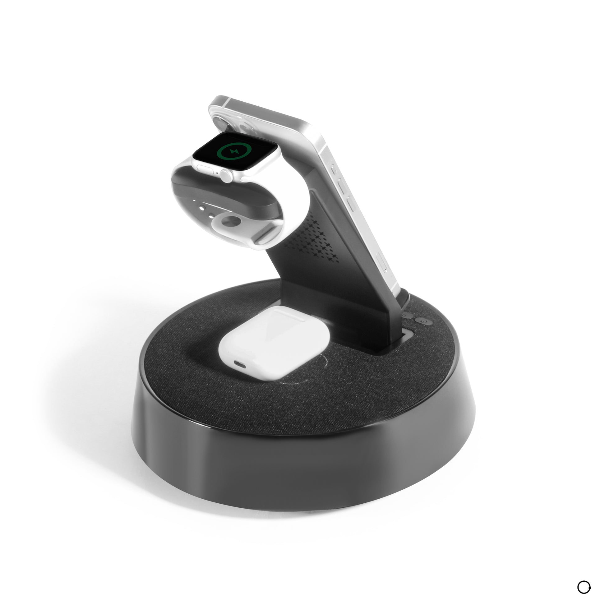 black wireless charger 