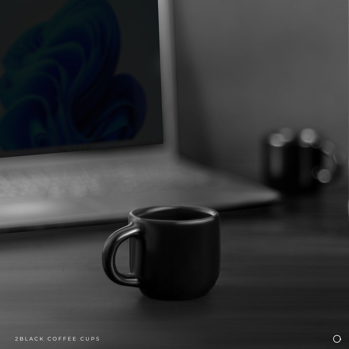 black coffee mug