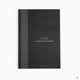 Black Dateless Planner