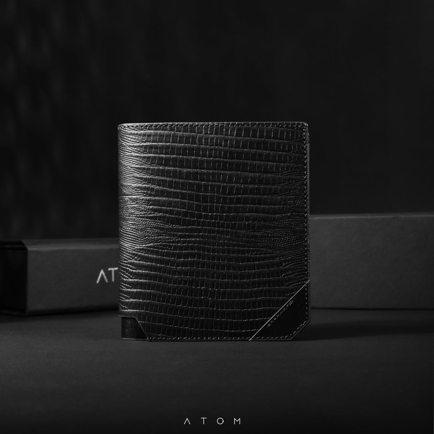 Lizard Black Wallet