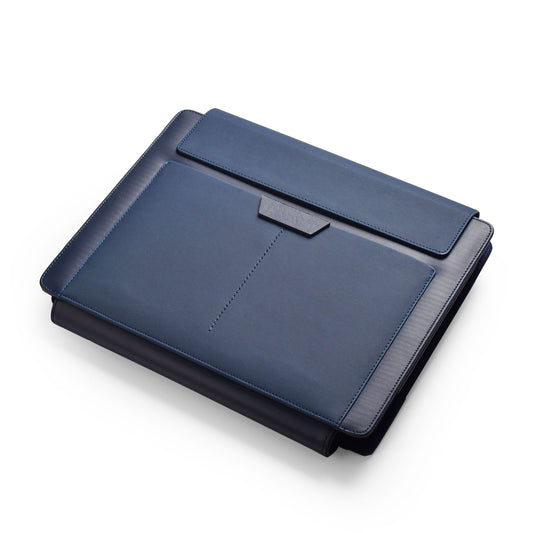 Navy slim laptop sleeve