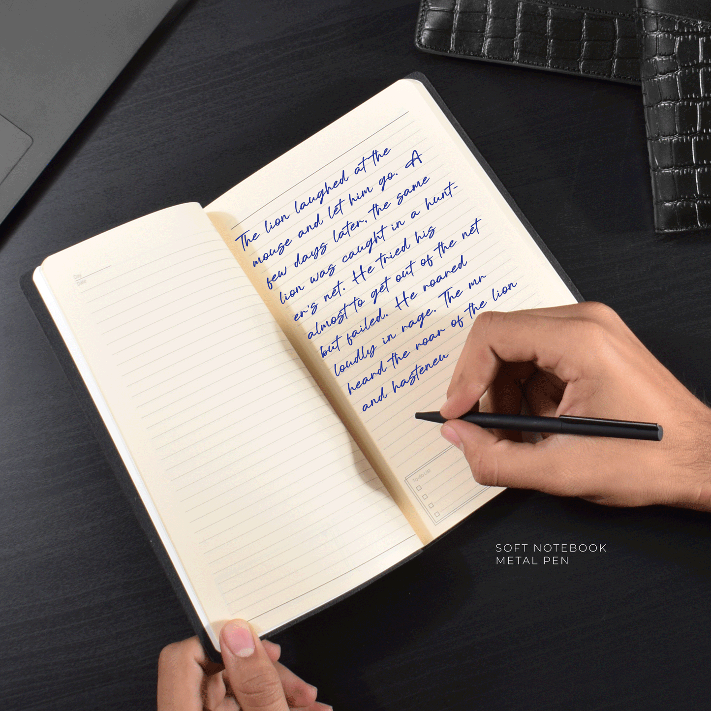 black notebook 