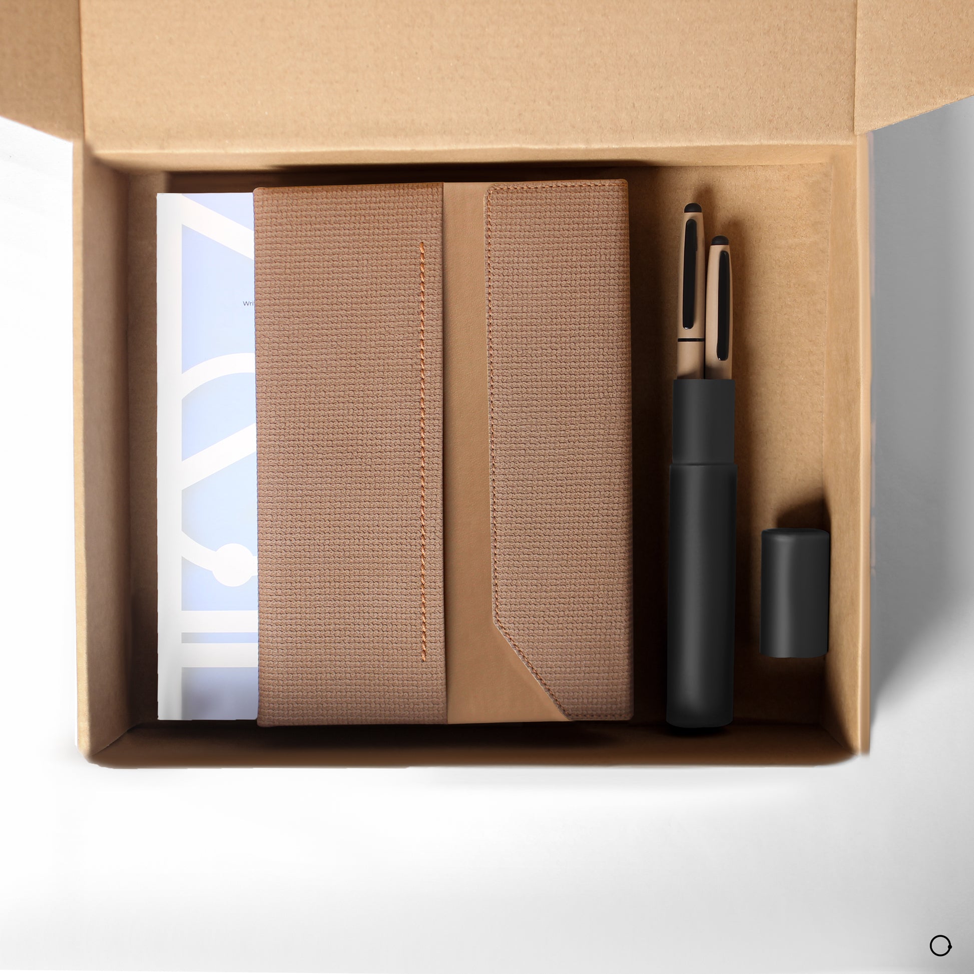 All items are then placed together in a larger outer carton box 