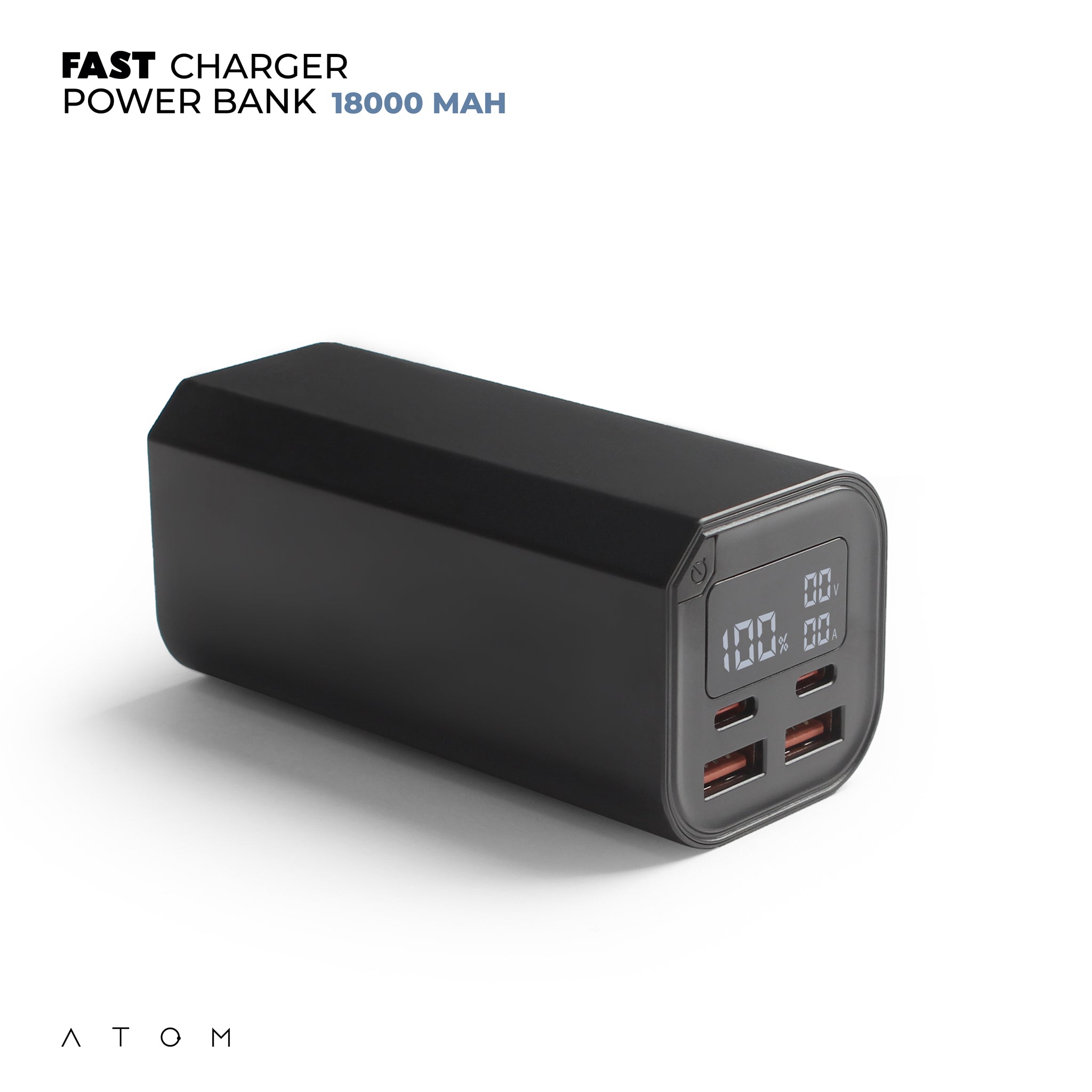 18000Mah Fast Charger Power Bank (100W)