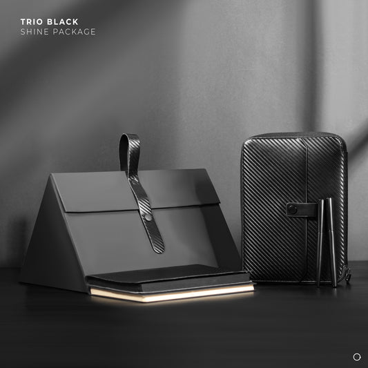 black organizer set
